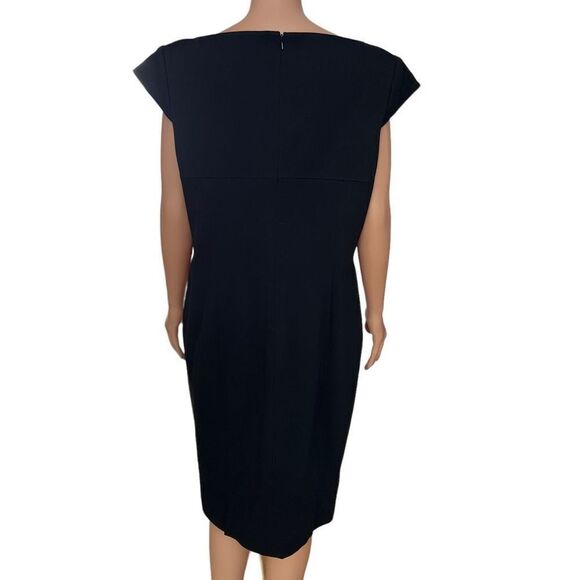 Faconnable black sheath dress size 16 NWT - Picture 3 of 8